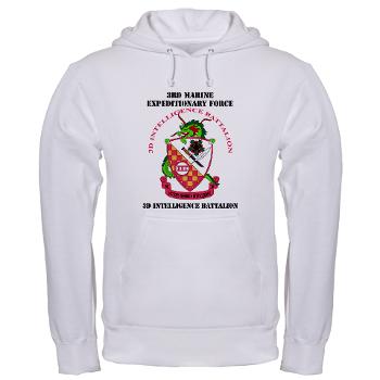 3IB - A01 - 03 - 3rd Intelligence Battalion with Text - Hooded Sweatshirt - Click Image to Close
